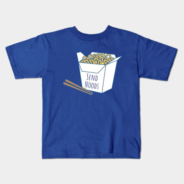 Send Noods | Funny Kids T-Shirt by KarolinaPaz